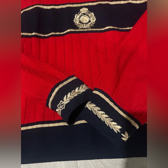 Vintage St. John preppy trendy logo emblem nautical sweater - Picture 8 of 8